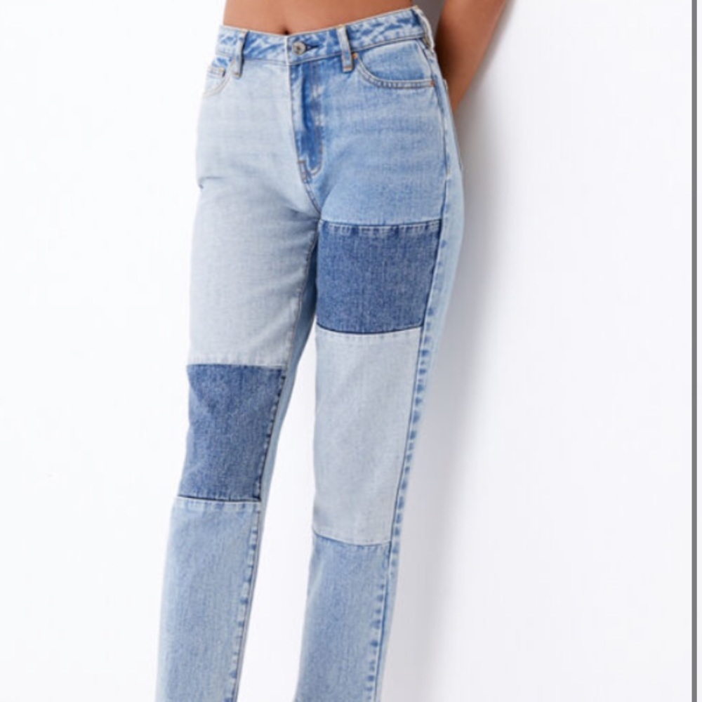 50+% OFF ORIG PacSun patchwork jeans